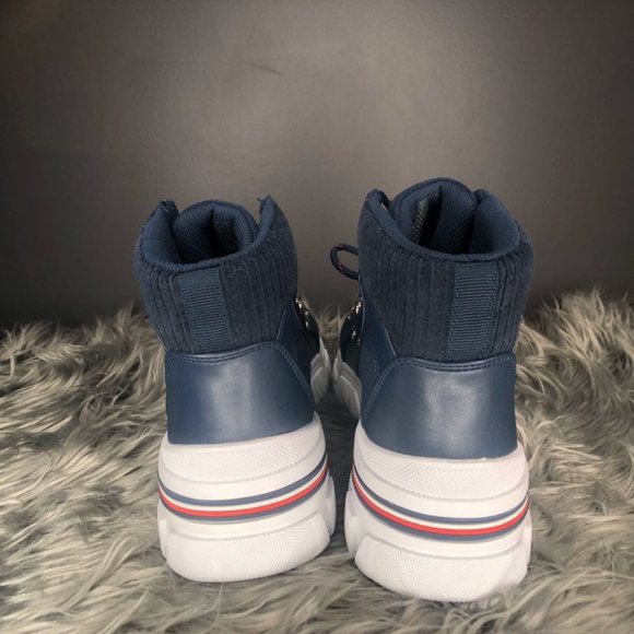 Tommy Hilfiger Logo Lace-Up Sneakers Boots - Picture 4 of 5
